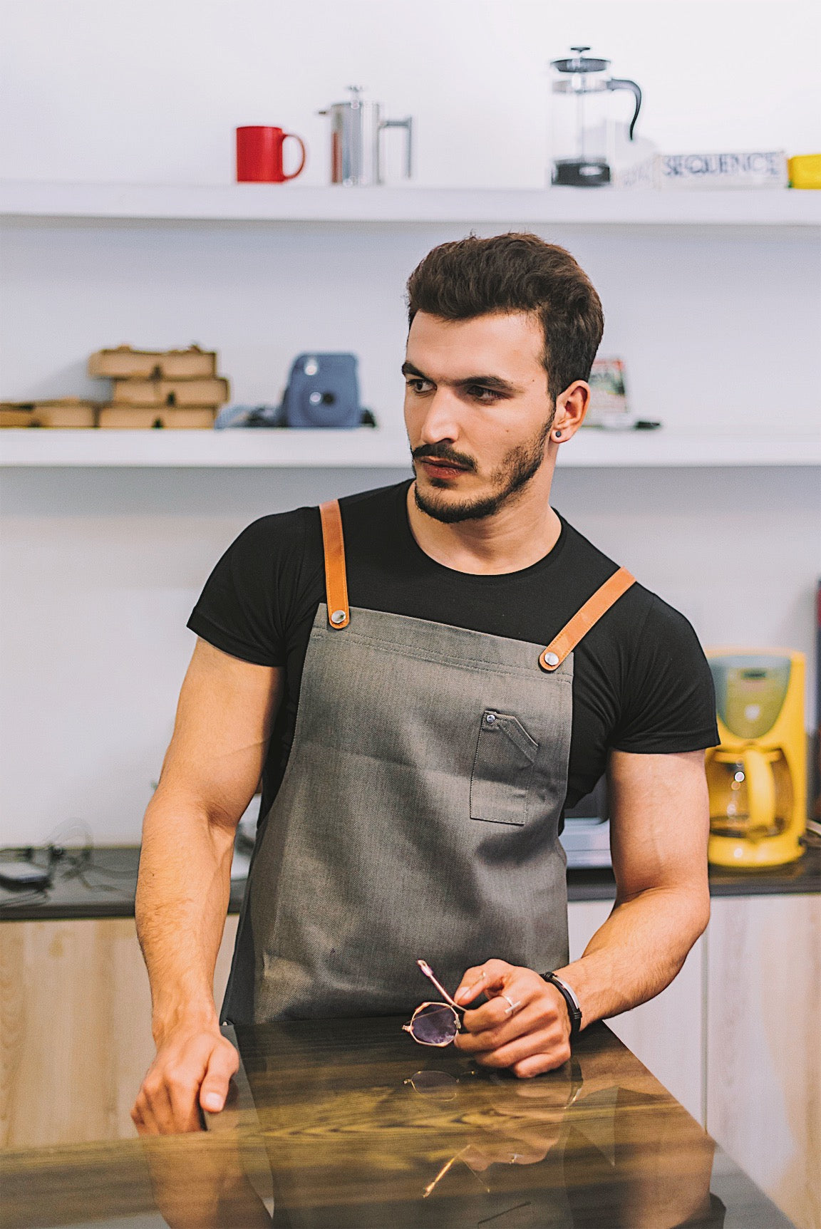 Charcoal-denim-apron